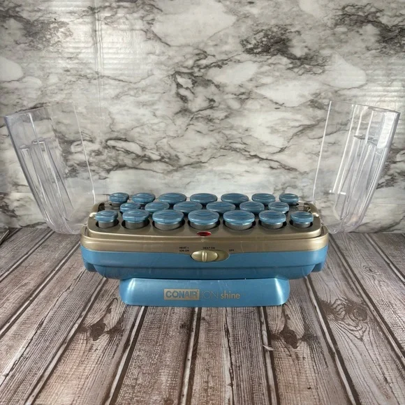 Conair Ion Shine Hot Rollers 20 Flocked Velvet 3 Sizes - Picture 7 of 11